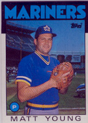 1986 Topps Baseball Cards      676     Matt Young